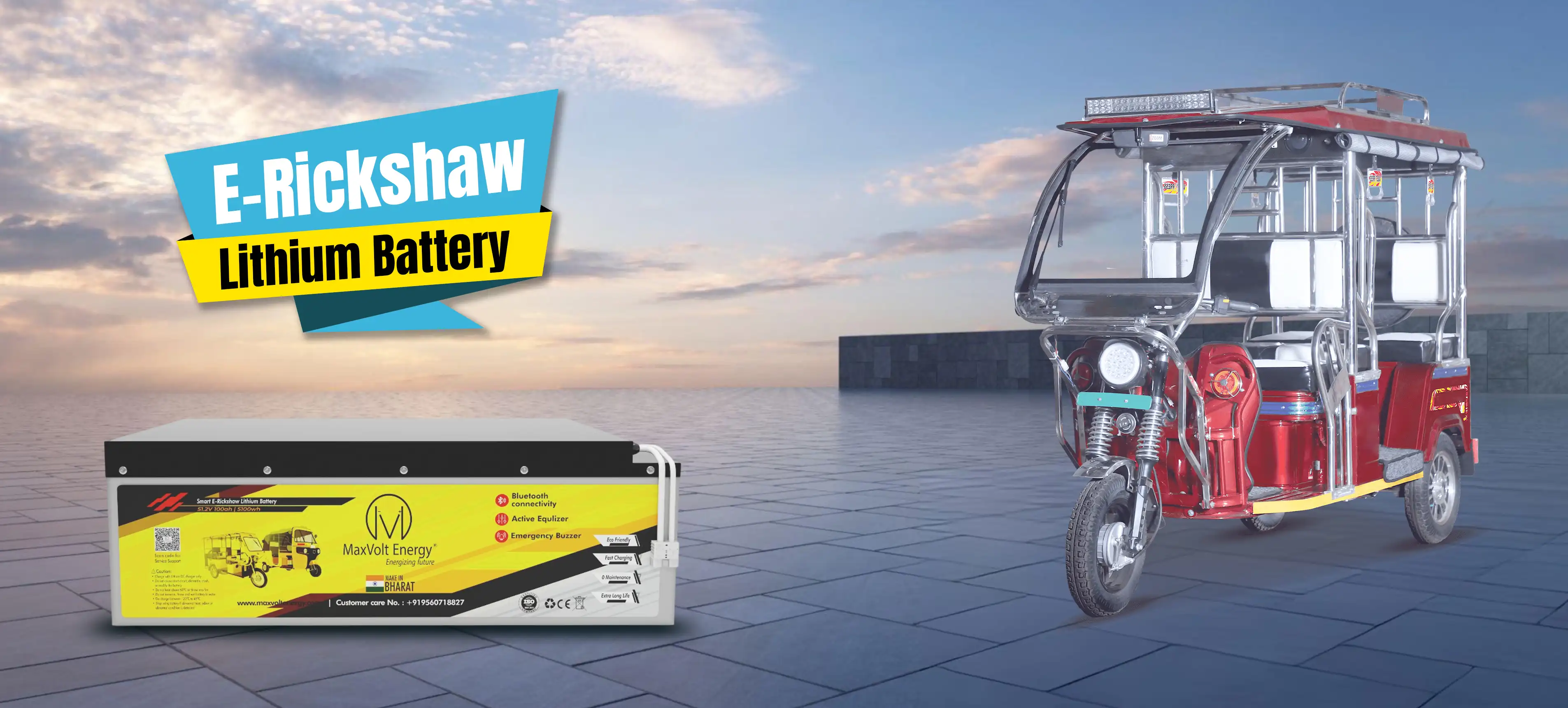 E-Rickshaw Battery