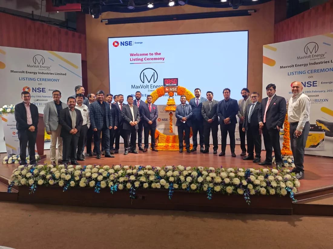 Maxvolt Energy IPO event
