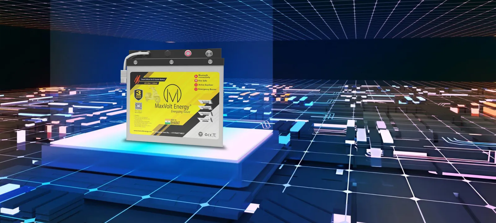 Maxvolt smart lithium battery technology platform