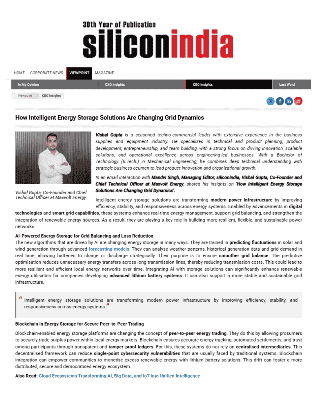 Intelligent Energy Storage Solutions Are Transforming Modern Grid Dynamics
