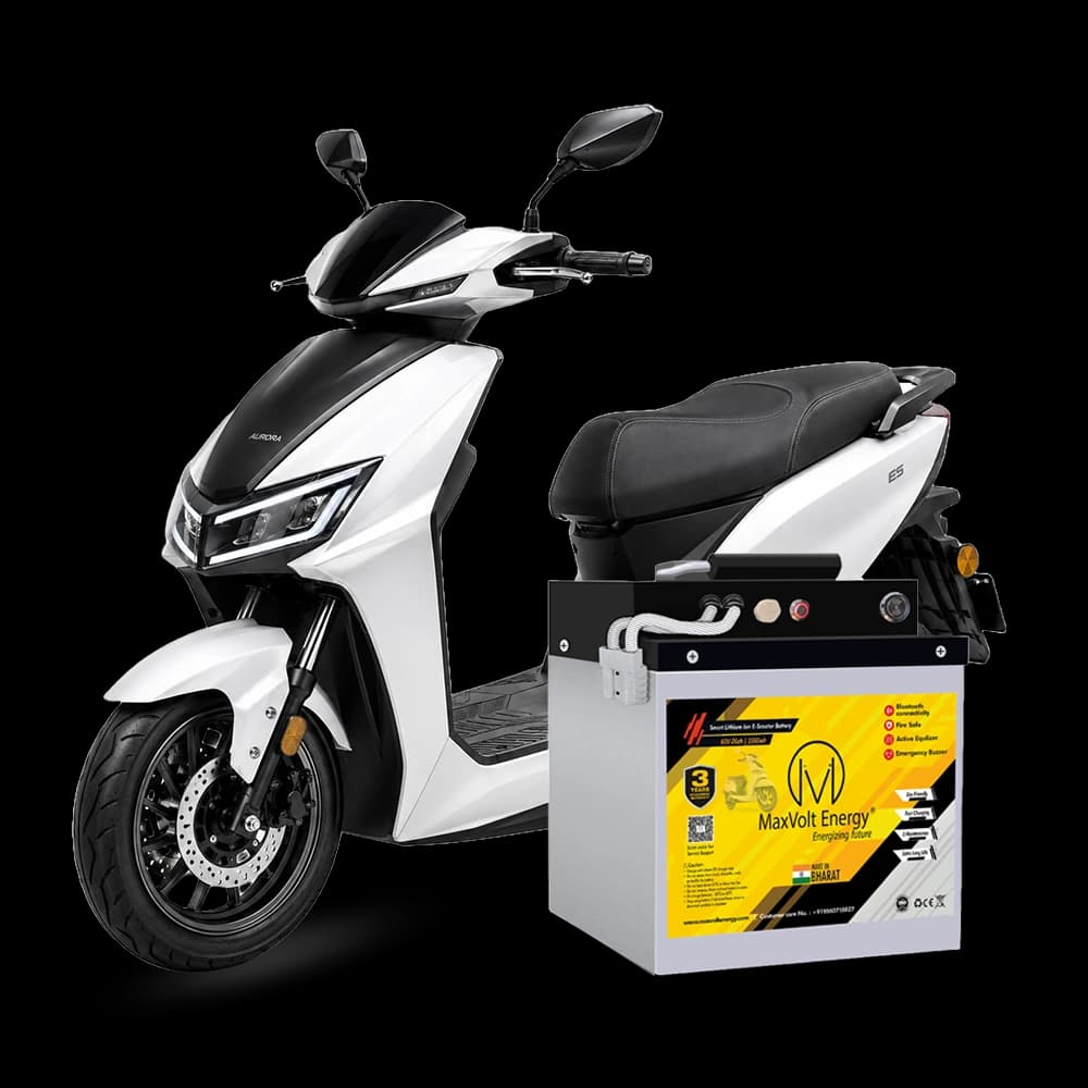 E-Scooter Battery in use